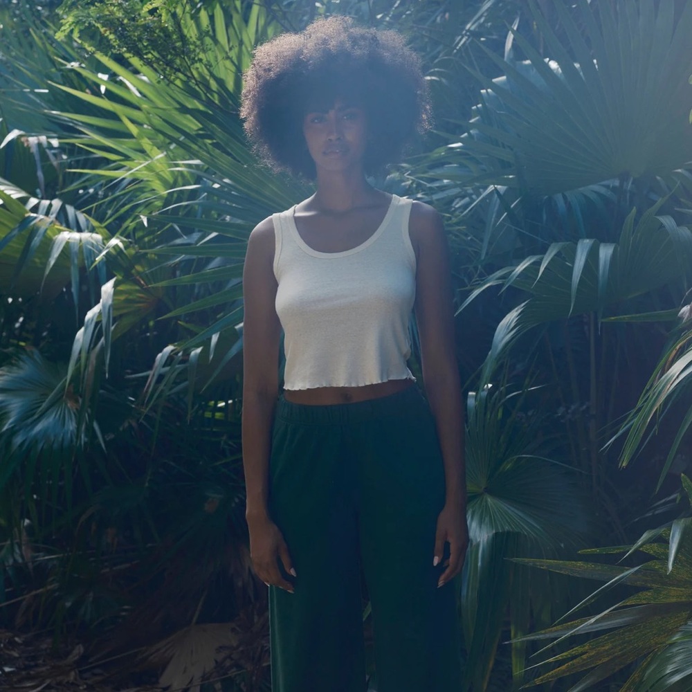 MOLLUSK Hemp Rib Tank in Natural